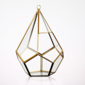 Venda popular de plantas de vidro em forma de diamante terrário geométrica